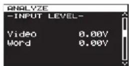 TASCAM CG1000 - INPUT LEVEL (CG-1800 uniquement) - 1