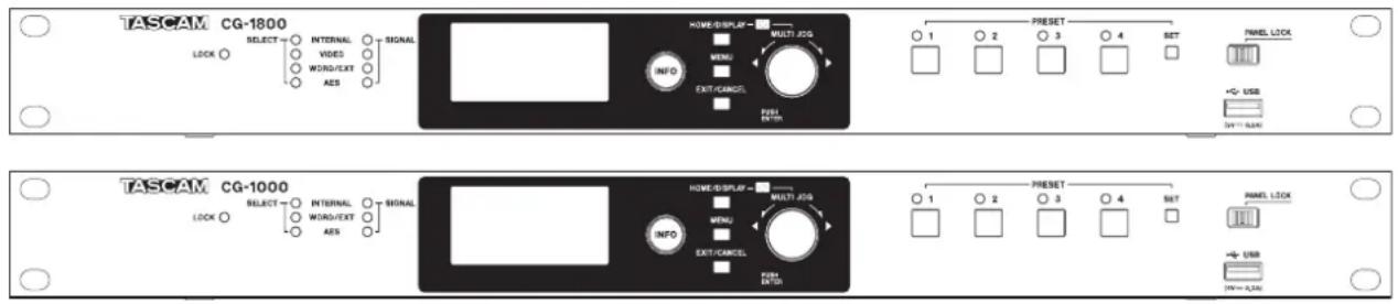 TASCAM CG1000 - MODE D'EMPLOI - 1