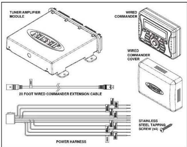 JENSEN JMS2212 - Wired Commander Mounting - 3
