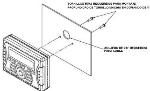 JENSEN JMS2212 - Montaje del Comando Cableado - 2