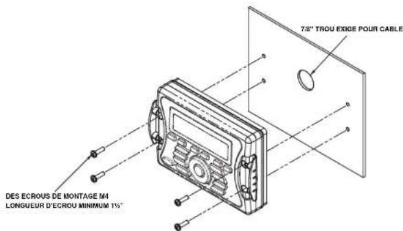 JENSEN JMS2212 - Montage du commandant cable - 1