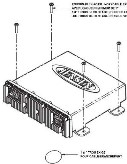 JENSEN JMS2212 - Rebrancher la pile - 1