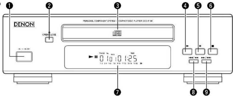 DENON DF100MC - REPRODUCTOR DE CD - 1
