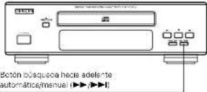 DENON DF100MC - Encontrar un determinado pasaje del disco mientras se está escuchando el sonido - 1