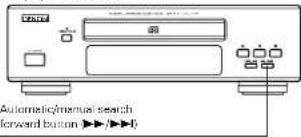 DENON DF100MC - Finding a certain spot on the disc while listening to the sound - 1