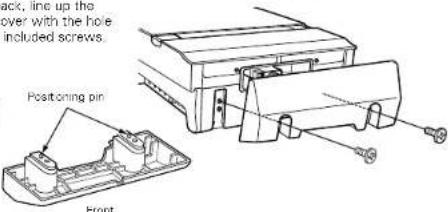DENON DA03 - ■About mounting the cable cover [When mounting on the wall] (See page 8.) - 2