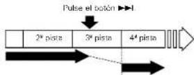 DENON DA03 - Durante la reproducción, pulse el botón ▶▶▶. - 3