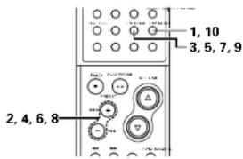 DENON DA03 - Activer et désactiver la minuterie quotidienne et la minuterie unique - 1