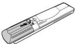 DENON DA03 - Inserción de las pilas - 3