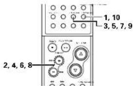 DENON DA03 - Turning the everyday timer and once timer on and off - 1