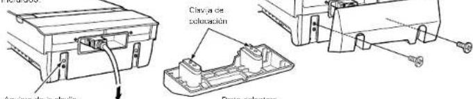 DENON DA03 - ■Acerca del montaje de la base de la canaleta [Al montar sobre la pared] (Véase la página - 1