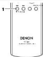 DENON DA03 - During playback, press and hold in the ▶▶ button. - 3