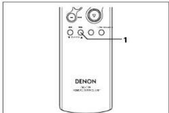 DENON D107 - Repération de la position désirée pendant l'écoute du son [Recherche manuelle] - 1