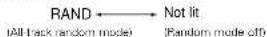 DENON D107 - Mode display portion (CD section) - 4