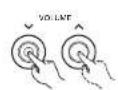 DENON D107 - Appuyez les touches VOLUME pour regler le volume. - 1