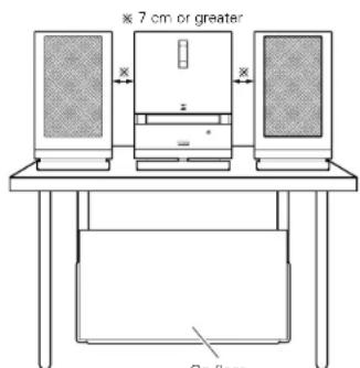 DENON D107 - About subwoofer installation - 1