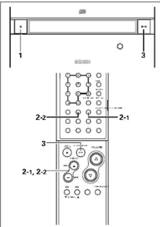 DENON D107 - Lecture d'une certaine plage [Lire des repertoires ou des fichiers] - 1