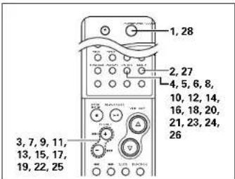 DENON D107 - Ajuste del temporizador para todos los días o para una vez - 1