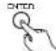 DENON D107 - Press the ENTER button. - 1