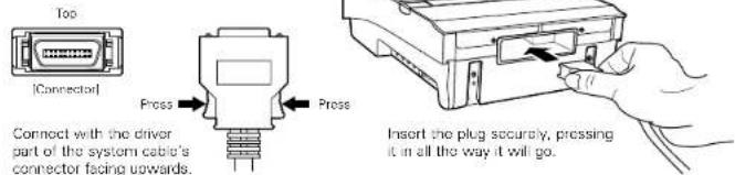 DENON D107 - About mounting the main unit stand You will need a screwdriver to assemble. - 1