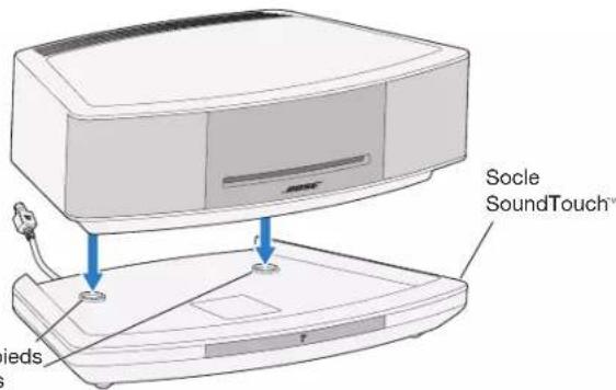 BOSE Wave Sound Touch - Raccordement du système au socle - 1