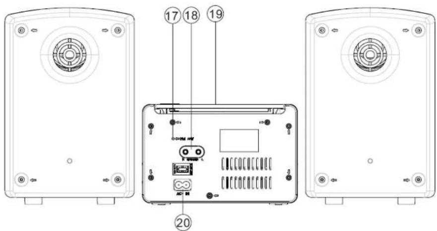 TOKAI CD103 - Branchement des enceintes - 1
