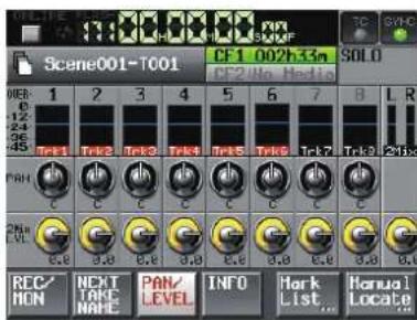 Scene001-T001 CF1 002h33m SOLO POWER 1 2 3 4 5 6 7 B L R C 12 14 16 18 Trie1 Trie2 Trie3 Trie4 Trie5 Trie6 Trie7 Trie8 Trie9 PAN C C C C C C C C C 2mA VCL C.E S.A C.E S.A S.A S.A S.A S.A S.A REC/ HON NCHI TAKC NAME PAN/ LEVEL INFO Mark List Manual Locate