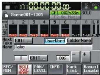TASCAM HS8 - NOTE - 1