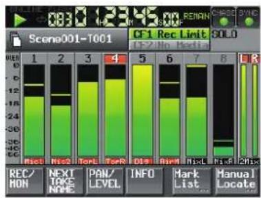 TASCAM HS8 - - Quand le nombre total d'éléments du dossier dépasse environ 5000 - 2