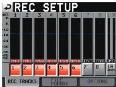TASCAM HS8 - Régler le format du fichier - 2
