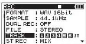TASCAM DR680MKII - Armement et désarmement des pistes pour l'enregistrement - 1