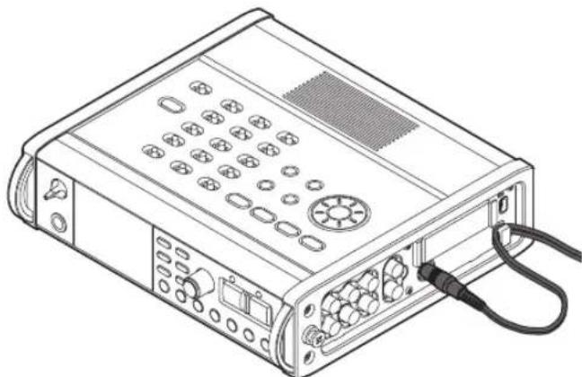 TASCAM DR680MKII - Emploi de l'adaptateur secteur - 2