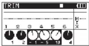 TASCAM DR680MKII - Fonction de groupage (GANG) - 1