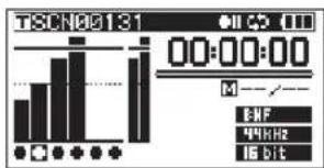 TASCAM DR680MKII - ⑤ Indicateurs de niveau - 1