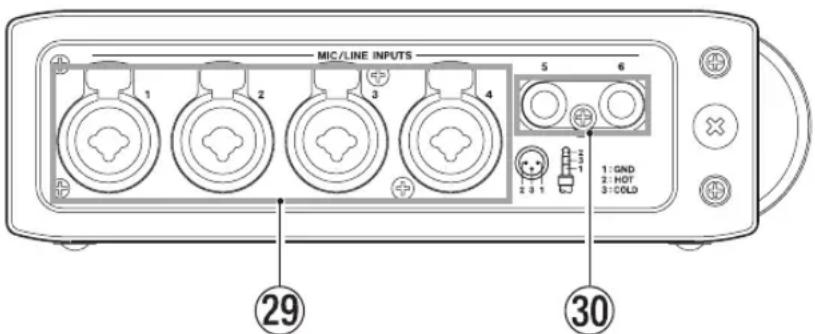 TASCAM DR680MKII - Face latérale gauche - 1