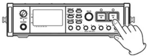 TASCAM DR680MKII - Incrémentation manuelle des pistes en cours d'enregistrement - 1