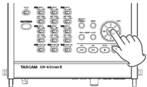 TASCAM DR680MKII - Effacement de marqueurs - 1