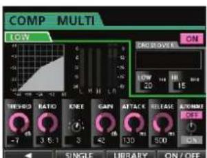 TASCAM DP24SD - Emploi de la compression de mastering - 3