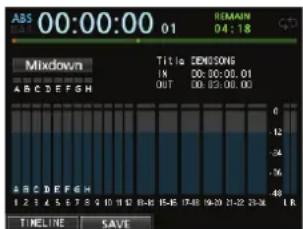TASCAM DP24SD - Creation d'un fichier master - 1