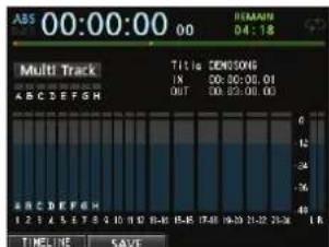 TASCAM DP24SD - Réglage et contrôle du niveau d'entrée - 1