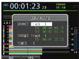 TASCAM DP24SD - SOURCE Track - 1