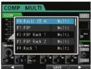 TASCAM DP24SD - Emploi de la compression de mastering - 2