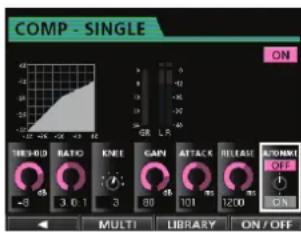 TASCAM DP24SD - Emploi de la compression de mastering - 4