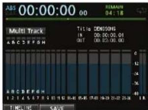 TASCAM DP24SD - Démarrage de l'unité - 2