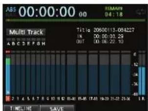 TASCAM DP24SD - Réglage et contrôle du niveau d'entrée - 3