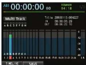 TASCAM DP24SD - Enregistrement d'une voix en piste 3 - 5