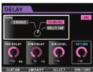 TASCAM DP24SD - Effets en boucle (par départ) - 1