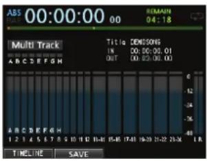 TASCAM DP24SD - Enregistrement d'une guitare en piste 2 - 3