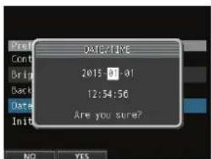 TASCAM DP24SD - Réglage de la date et de l'heure - 2
