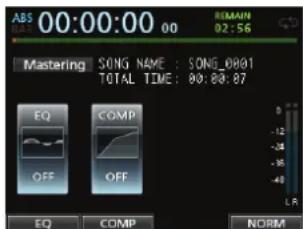 TASCAM DP24SD - ■érification du fichier master - 1